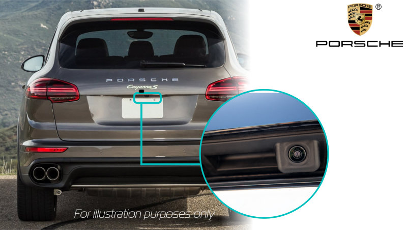 Porsche_Cayenne_Genuine-Reversing_Rear_View_Camera_PCM_4.0_Boot-Handle-Camera