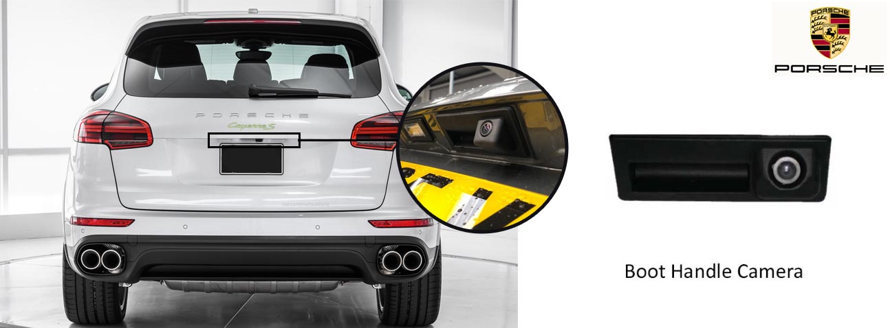 911 reversing rear view wedge camera