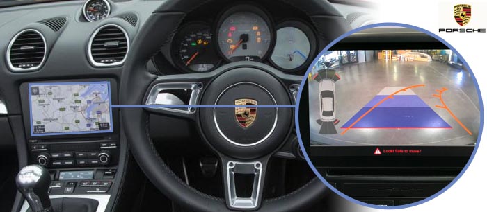 Boxster reversing camera screen