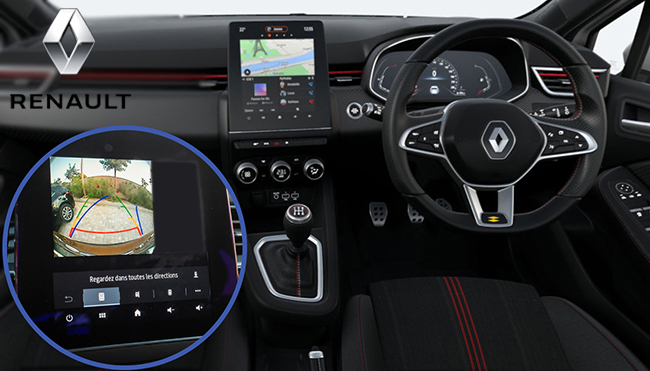 Clio reversing camera screen