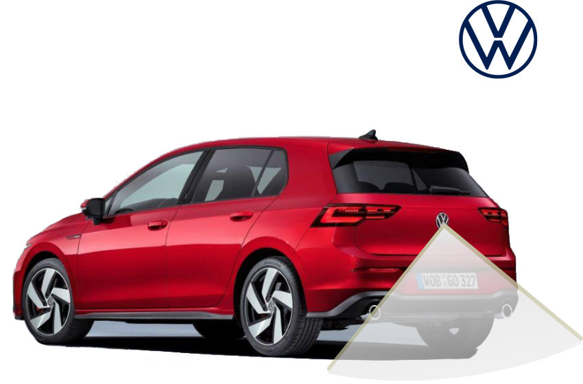 Volkswagen Golf MK8 Rear View Reversing Retrofit Camera Kit - Genuine Volkswagen Golf MK8 Rear View Reversing Retrofit Camera Kit - Genuine