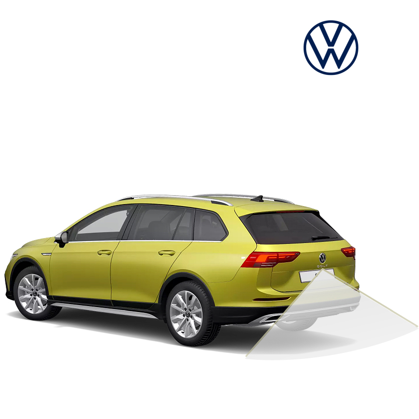 Volkswagen Golf 8 Alltrack Genuine Highline Reversing Rear View Camera Kit - Moving Guidelines Volkswagen Golf 8 Alltrack Genuine Highline Reversing Rear View Camera Kit - Moving Guidelines
