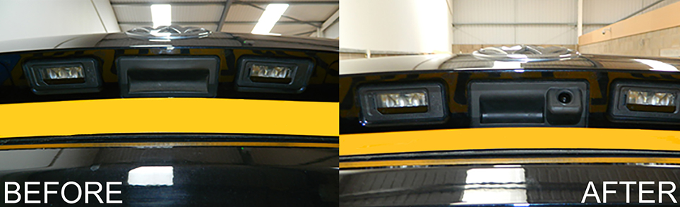 VW Touareg Boot Handle Reversing Camera