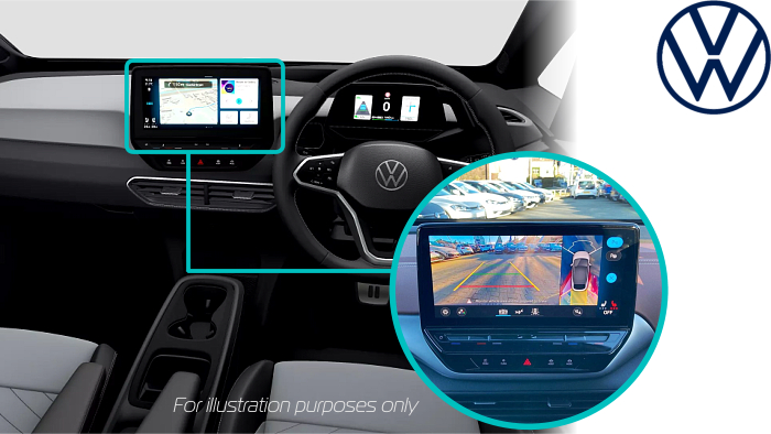 Volkswagen ID.3 Rear View Reversing Camera Kit Solution MIB 3 Screen