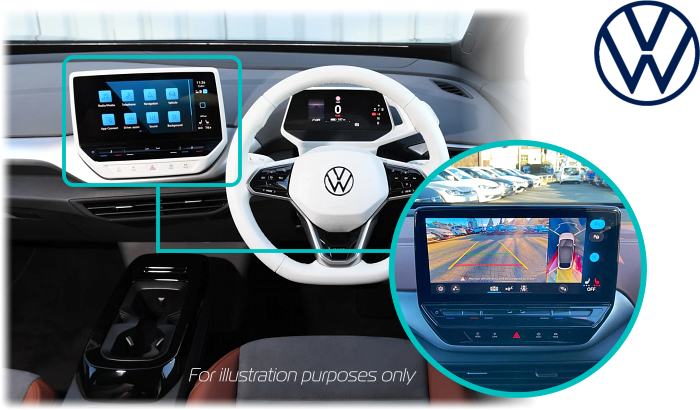 Volkswagen ID.4 Rear View Reversing Camera Kit Solution MIB 3 Screen