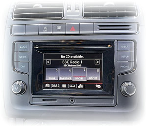 VW Polo 5 inch Touch Screen Display