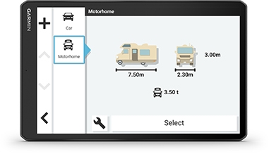 CUSTOM MOTORHOME ROUTING